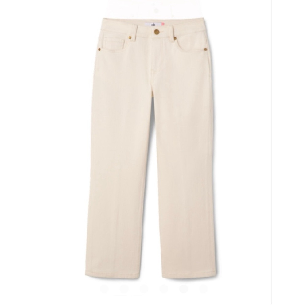Cabi SoHo Jeans Style 6701, size 14, Cream colored, EUC - Picture 2 of 11